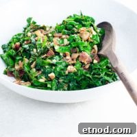 collard greens couve a mineira in a bowl