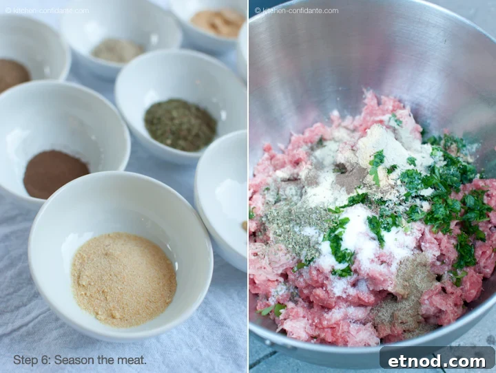 Seasonings for homemade sausage.