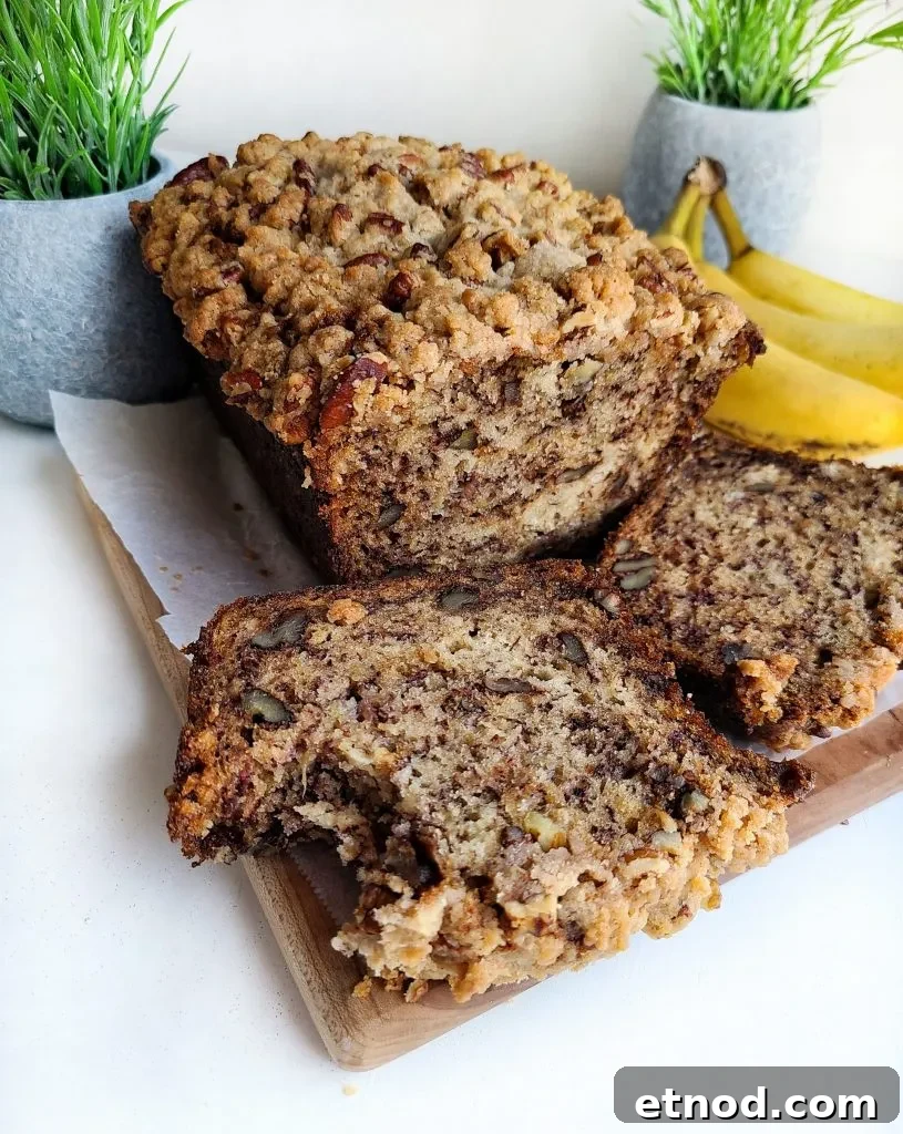 Crunchy Banana Nut Loaf Recipe for Home Bakers 6 banana nut crunch bread