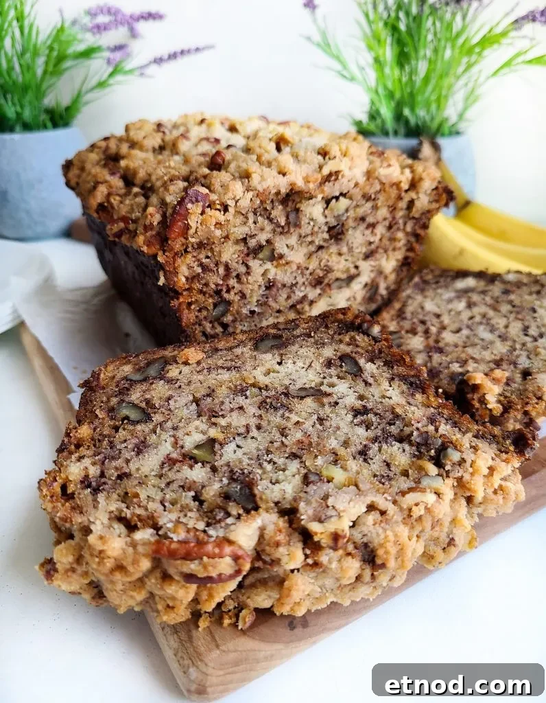 Crunchy Banana Nut Loaf Recipe for Home Bakers 2 banana nut crunch bread