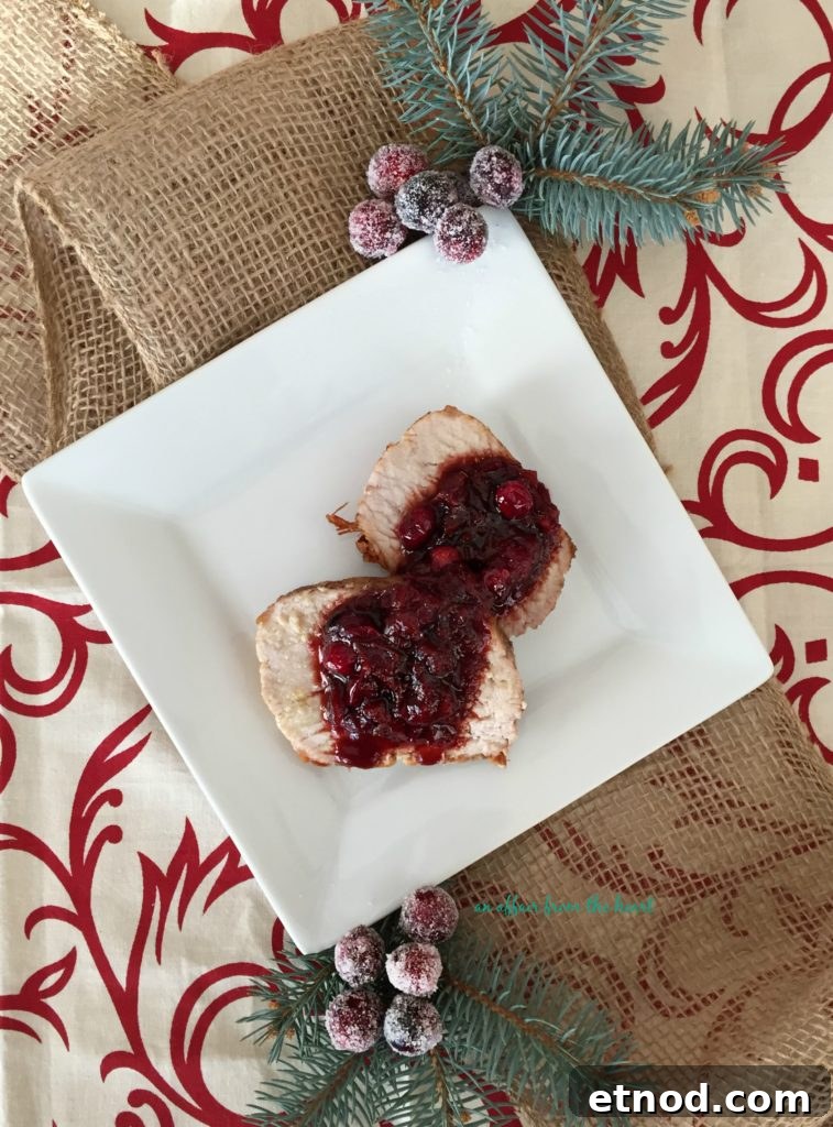 Balsamic Cranberry Pork Loin Roast with Herb Rub 3 Pork Tenderloin with Balsamic Cranberry Sauce