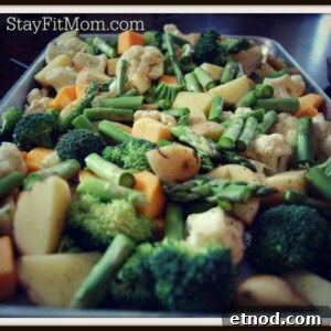 Roasting veggies to fuel my body!!