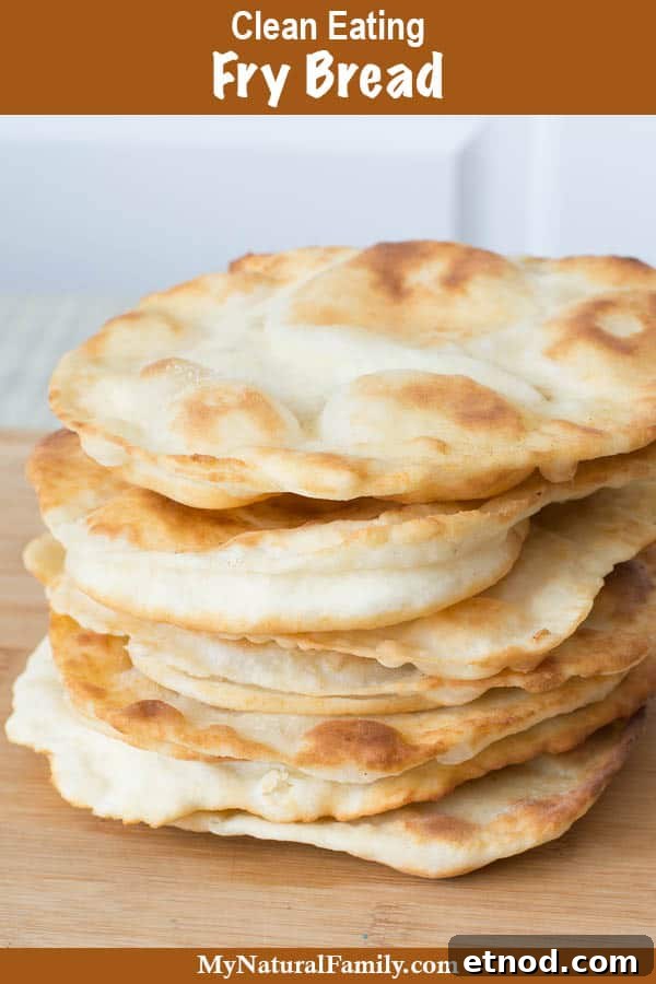 Crispy Fried Bread with Baking Powder: Quick Homemade Recipe 2 Easy Baking Powder Fry Bread Recipe {Clean Eating}