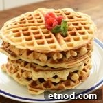Crisp Buttermilk Waffles Recipe for Fluffy Breakfast 5 crispy buttermilk waffles | NoBiggie.net