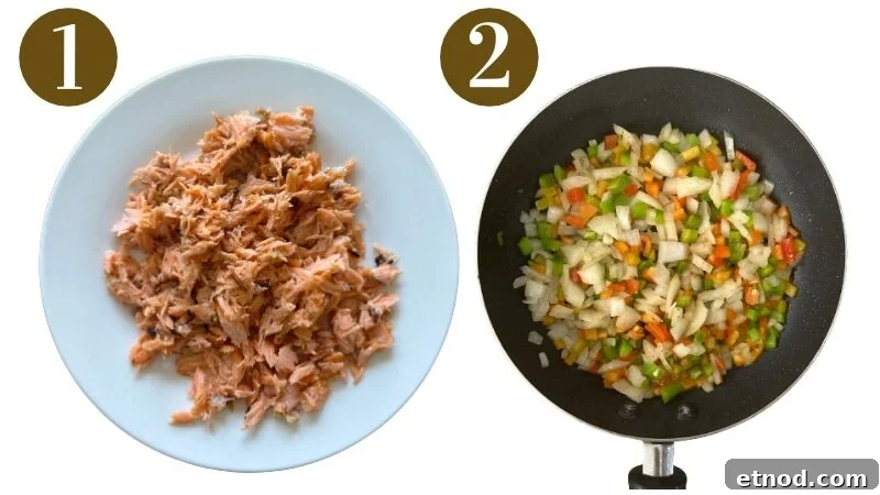 Flaky Salmon Rice Balls: Simple Recipe for Perfect Onigiri 5 Steps to make salmon rice balls