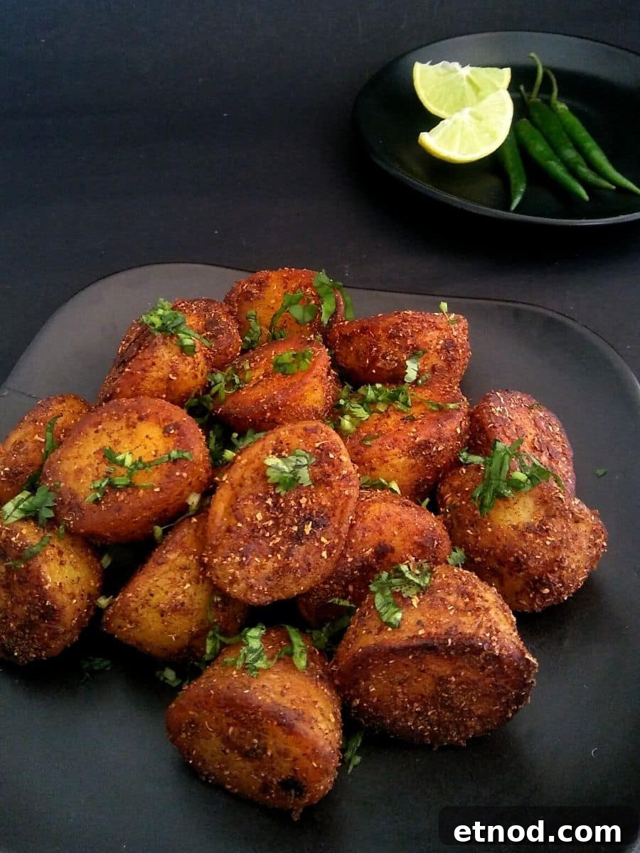 Crispy Masala Roasted Baby Potatoes Recipe 2 Indian Masala Roasted Potato Recipe
