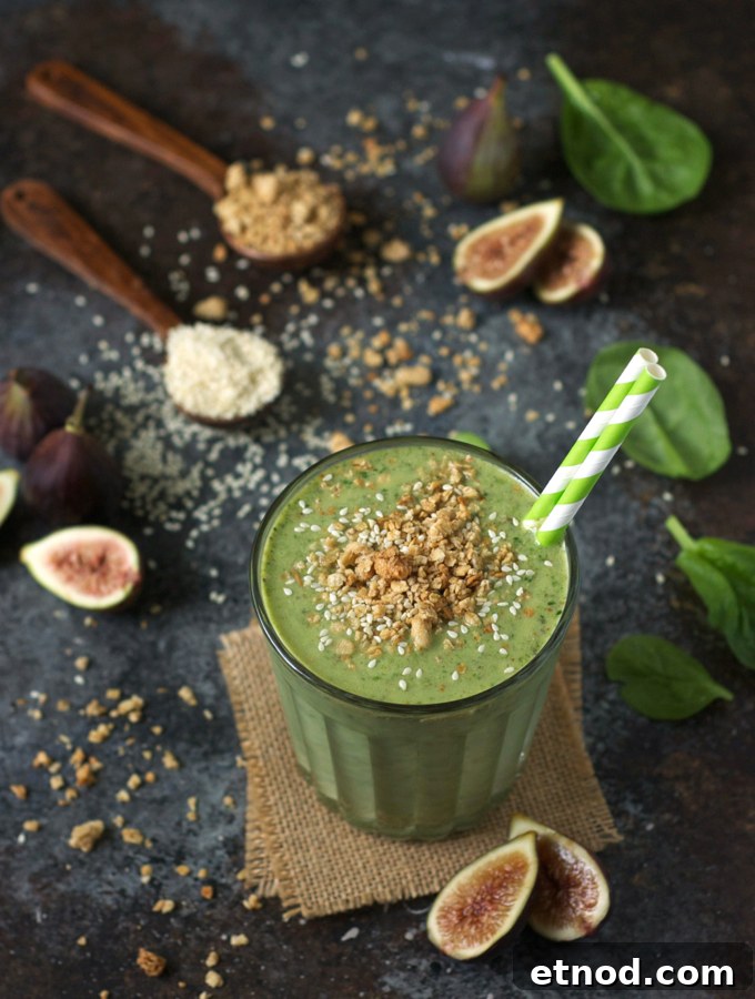 Tahini Fig Smoothie