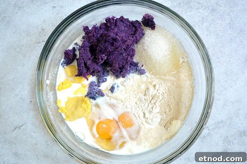 Purple Sweet Potato Donuts: Fluffy Ube-Inspired Homemade Recipe 4 img 6176 3