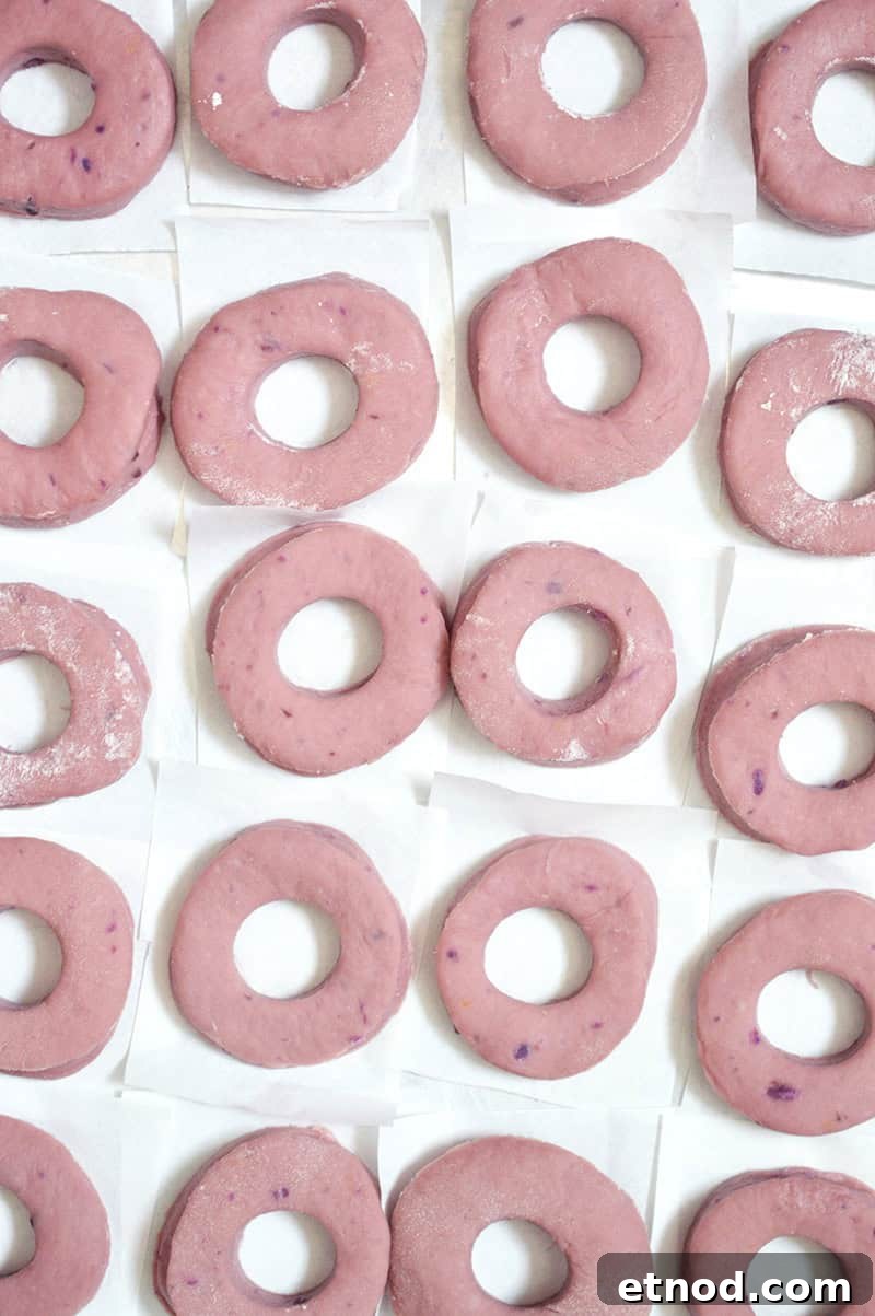 Purple Sweet Potato Donuts: Fluffy Ube-Inspired Homemade Recipe 5 purple sweet potato doughnuts