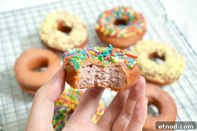 Purple Sweet Potato Donuts: Fluffy Ube-Inspired Homemade Recipe 9 purple sweet potato doughnuts