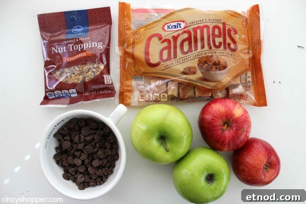 Caramel Apple Nachos Recipe — Sweet, Crunchy Fall Dessert 5 Caramel Apple Nachos - Perfect after school snack or fall treat. Super Easy!
