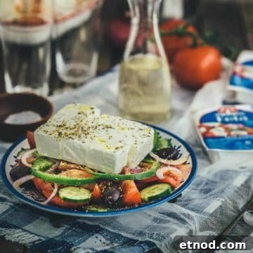 How to Make Authentic Greek Salad: Classic Recipe & Tips 8 greek salad with feta cheese