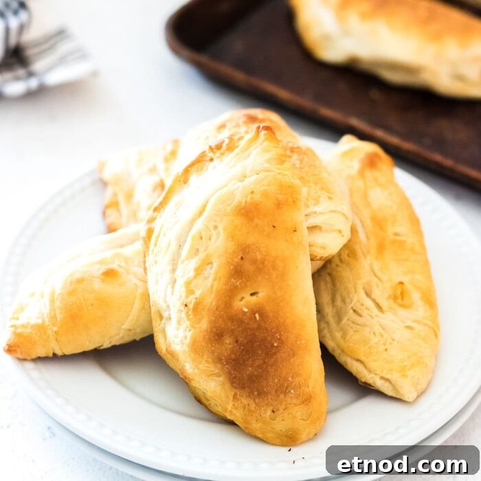10 Simple Dishes You Can Make with a Can of Soup 10 Empanadas piled on a plate.