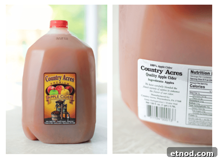 Boiled Apple Cider Syrup: Step-by-Step Recipe with Video 6 gallon jug of apple cider