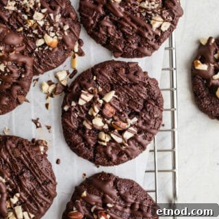 Double Chocolate Chip Hazelnut Cookies