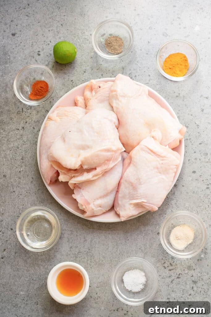 Turmeric Chicken Recipe: Flavorful Roast with Golden Spice 5 Turmeric Chicken recipe ingredients