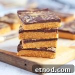 Peanut Butter slices on a board