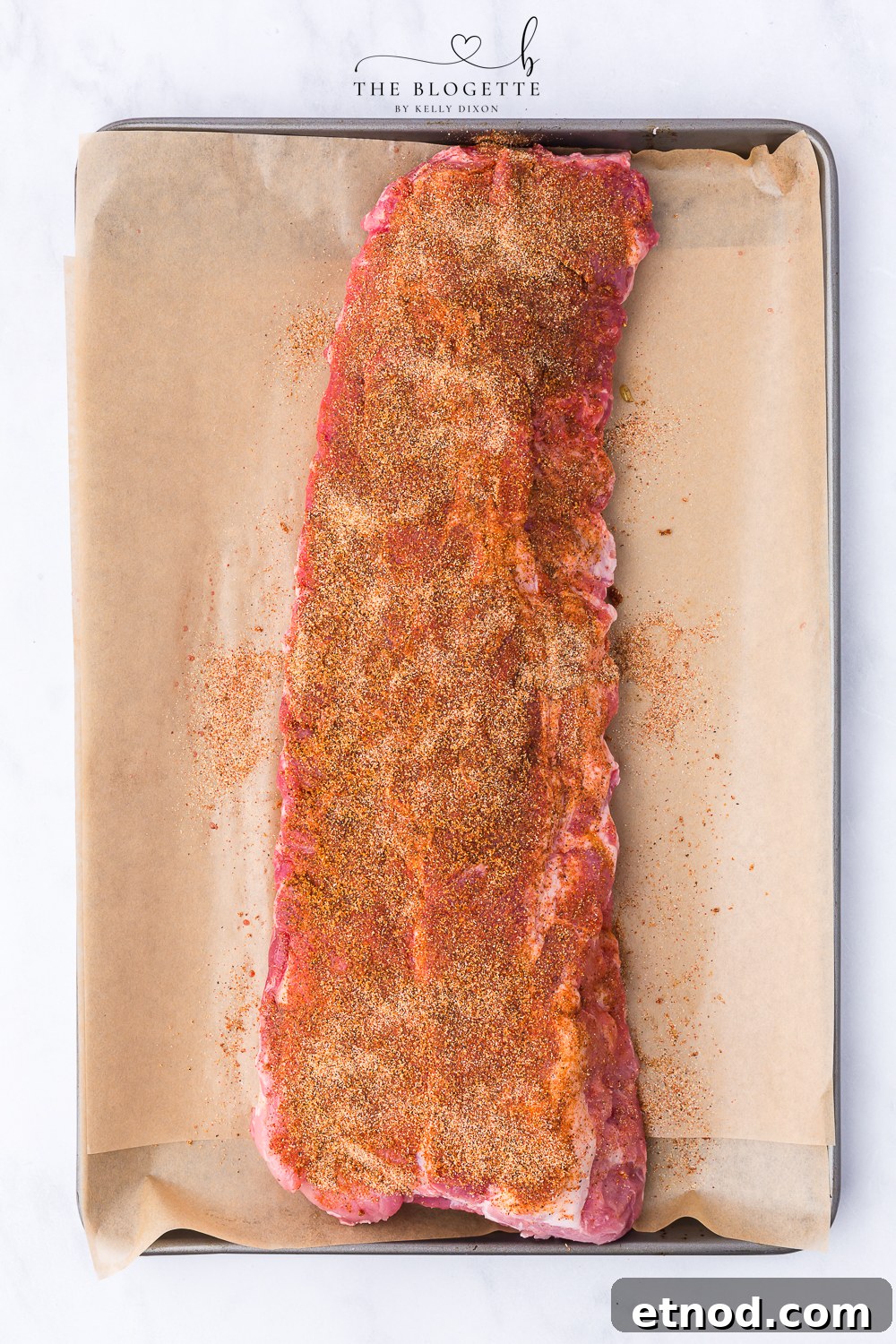 rub the seasoning into the meat