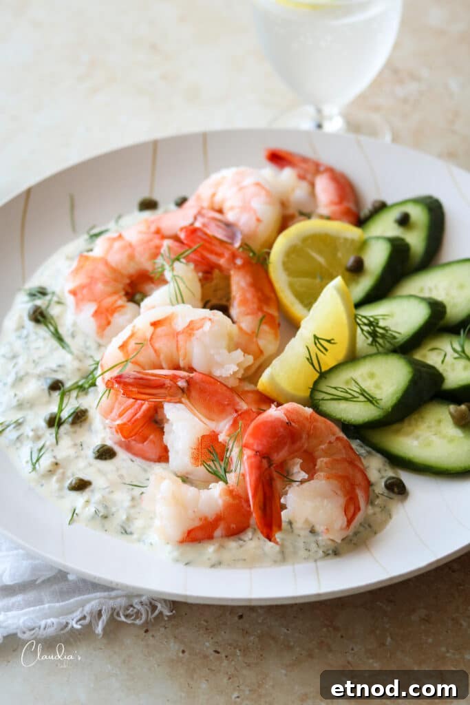Chilled Shrimp Cocktail Recipe: Zesty Appetizer for Parties 4 close up of chilled shrimp appetizer