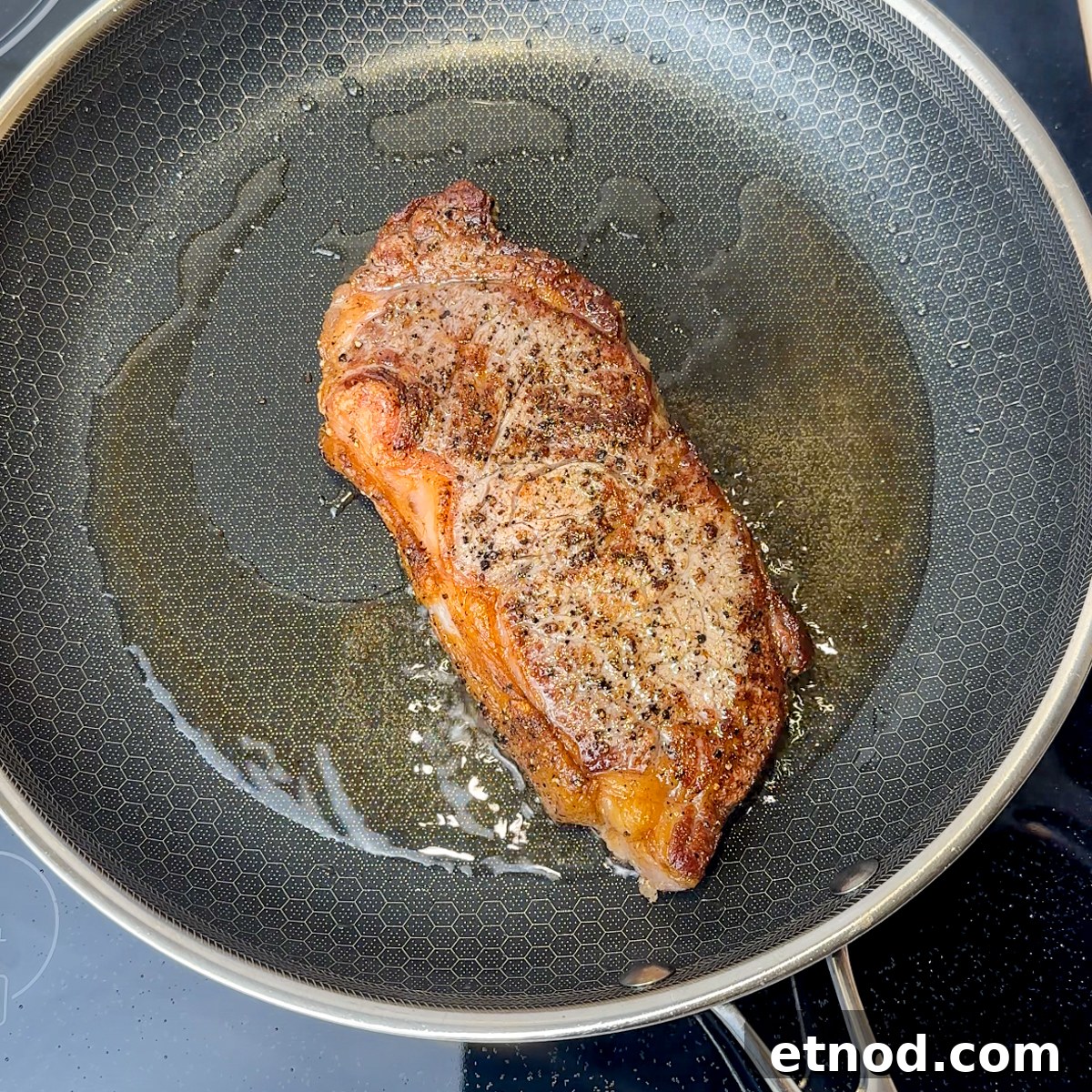Garlic Parmesan Oven-Baked Steak Fries Recipe 6 Sear the steak