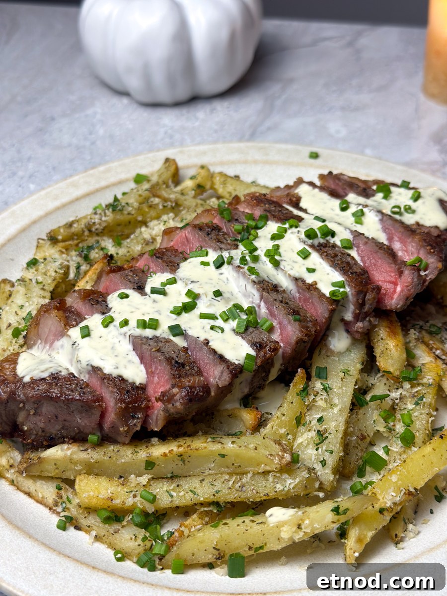 Garlic Parmesan Oven-Baked Steak Fries Recipe 10 garlic parmesan steak fries
