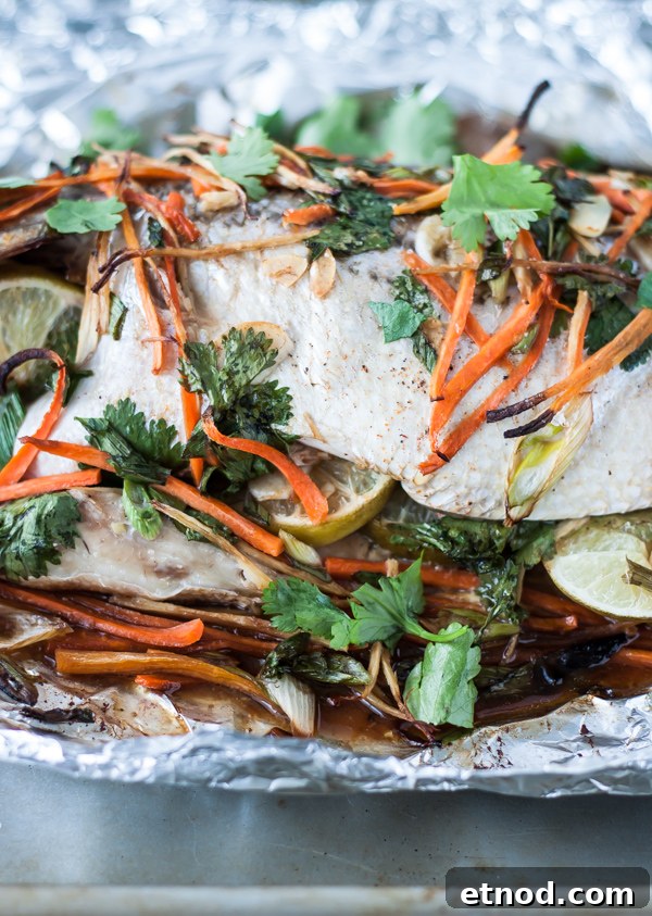 Asian Style Baked Rockfish