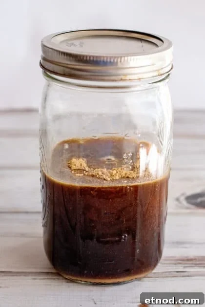 Place lid on all purpose marinade jar.