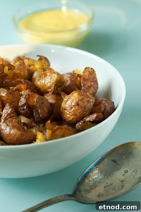 Smoked Pickled Potatoes with Creamy Garlic Aioli 3 Smoked Pickled Potatoes with Anchovy Aioli