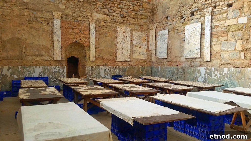 Terracotta Houses of Ephesus, Turkey: Visitor Guide & Tips 4 Restoration inside Terra Cotta Houses