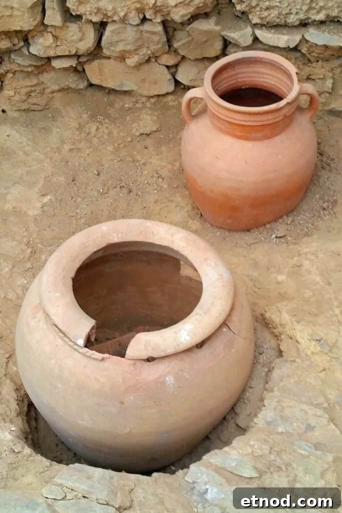 Terracotta Houses of Ephesus, Turkey: Visitor Guide & Tips 10 Clay pots inside Terra Cotta Houses